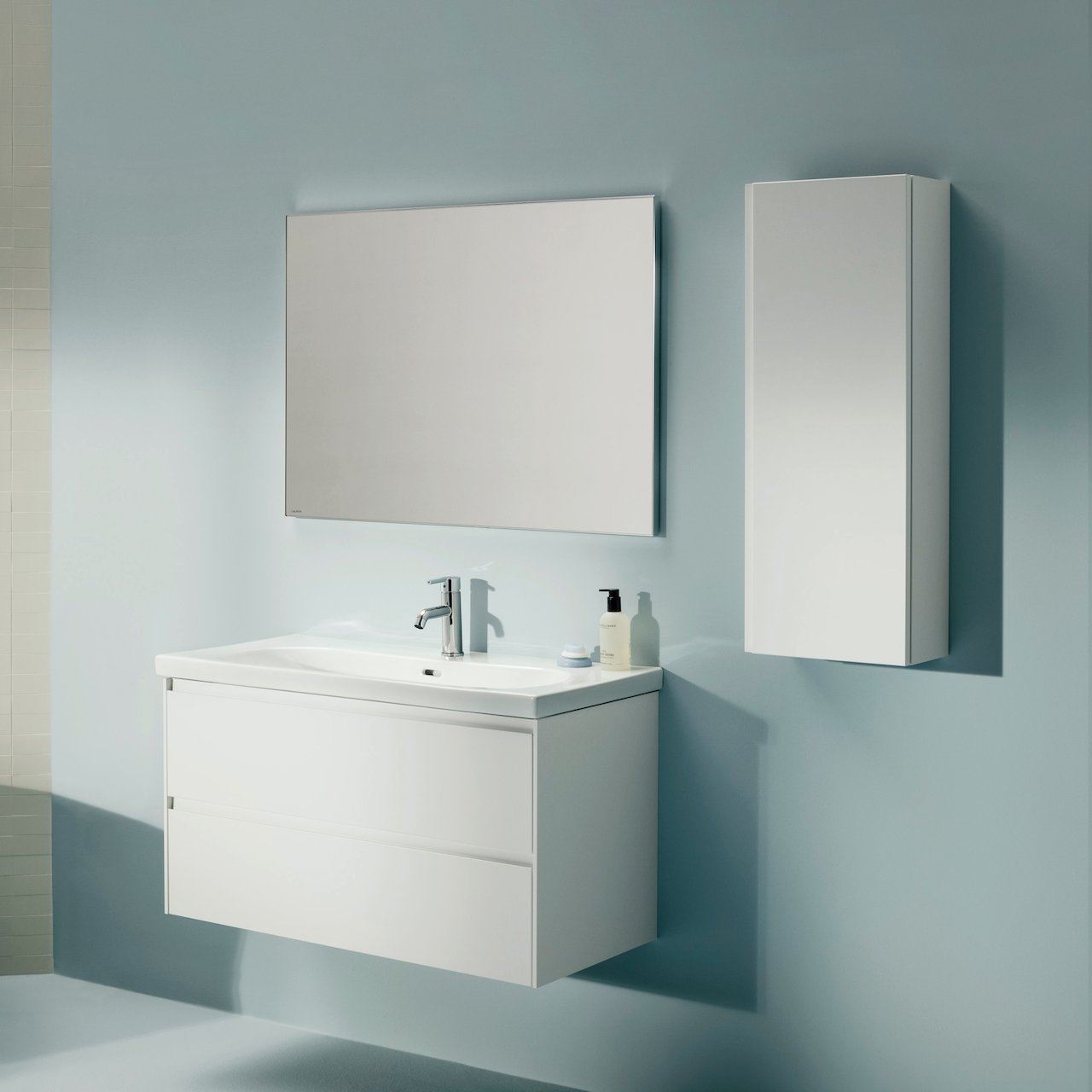 LAUFEN LUA MØBELSETT 80 CM 2 SKUFFER MATT HVIT LAUFEN LUA MØBELSETT 80 CM 2 SKUFFER MATT HVIT