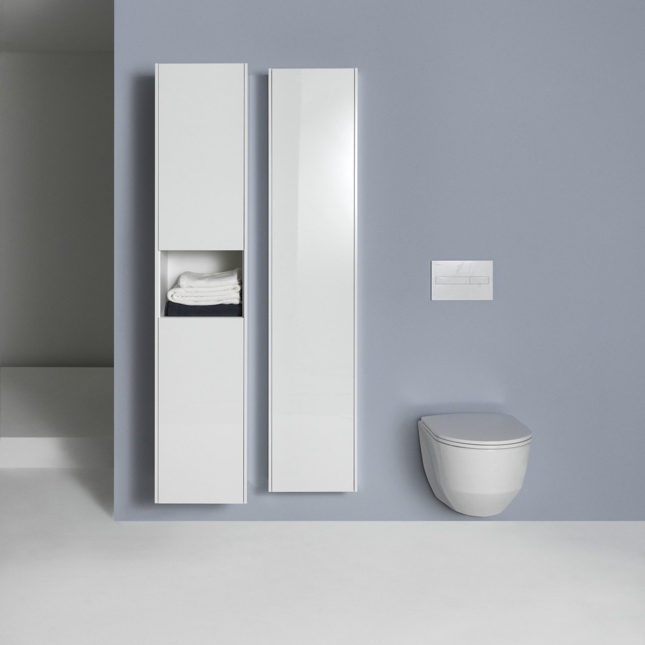 LAUFEN PRO COMPACT VEGGSKÅL MED ÅPEN SPYLEKANT OG CLEAN COAT