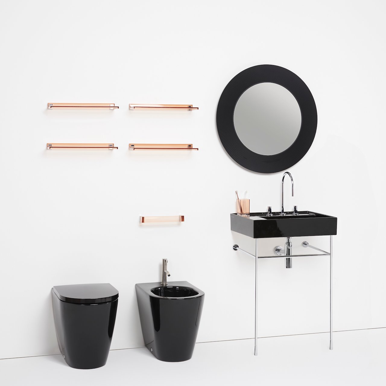 LAUFEN KARTELL HYLLE VEGGMONTERT BRUN LAUFEN KARTELL HYLLE VEGGMONTERT BRUN