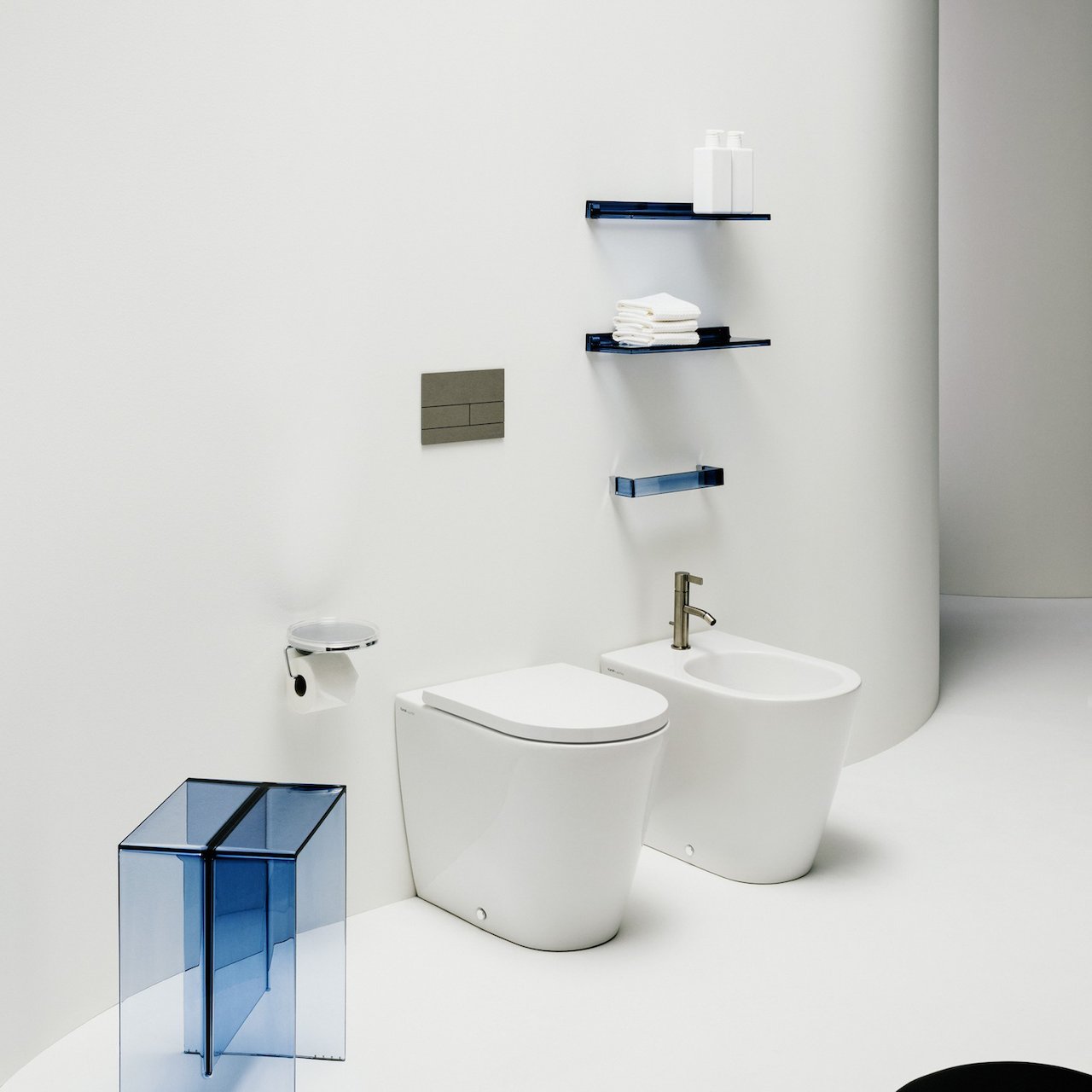 LAUFEN KARTELL HÅNDKLESTATIV 45 CM GJENNOMSIKTIG LAUFEN KARTELL HÅNDKLESTATIV 45 CM GJENNOMSIKTIG