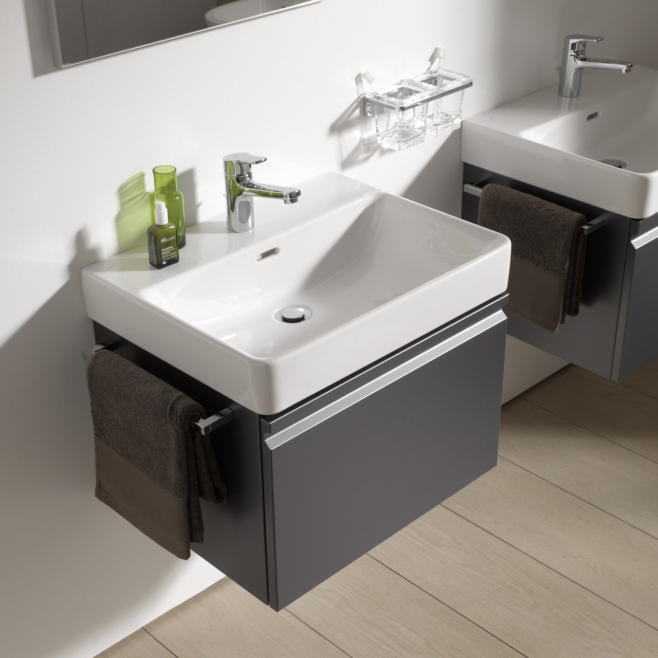 LAUFEN PRO S SERVANTSKAP 57 CM 1 SKUFF GRAFITTGRÅ LAUFEN PRO S SERVANTSKAP 57 CM 1 SKUFF GRAFITTGRÅ