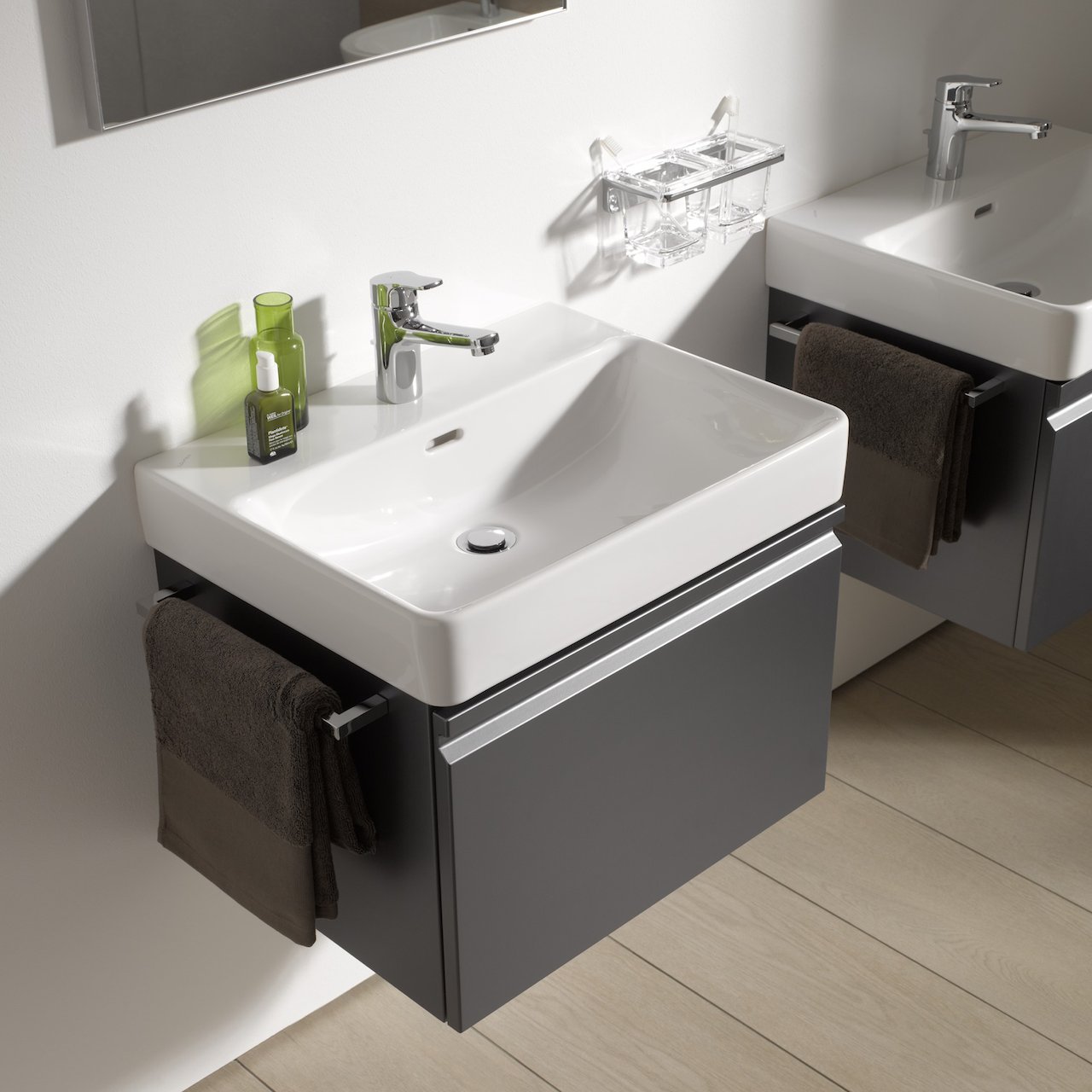 LAUFEN PRO S SERVANTSKAP 61 CM 1 SKUFF GRAFITTGRÅ