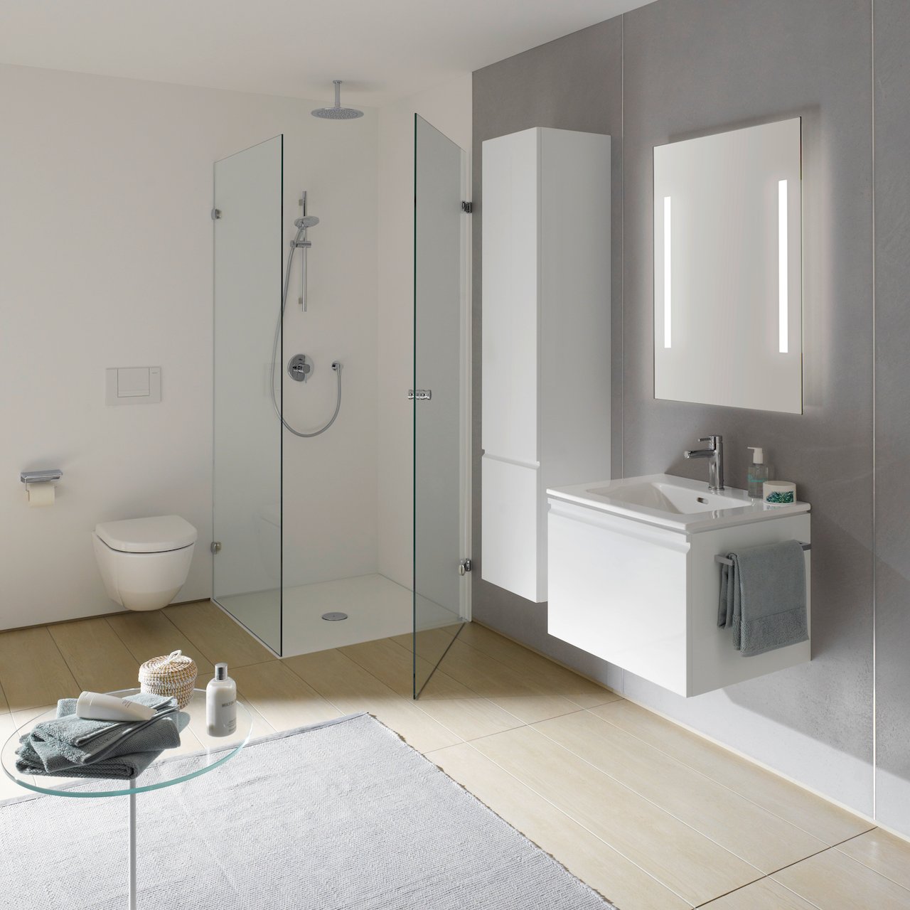 LAUFEN PRO S SERVANTSKAP 81 CM 1 SKUFF HVIT MATT LAUFEN PRO S SERVANTSKAP 81 CM 1 SKUFF HVIT MATT