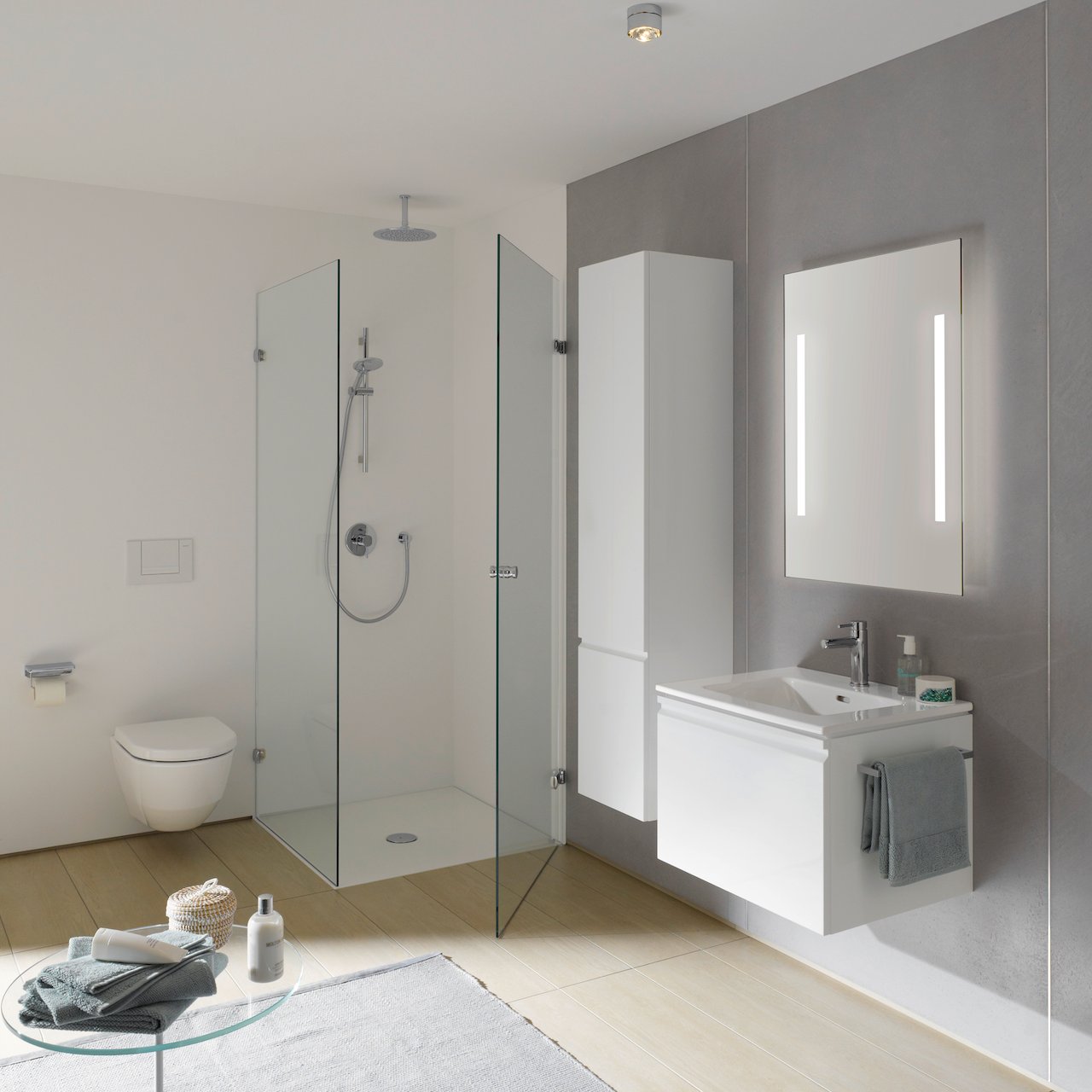 LAUFEN PRO S SERVANTSKAP 101 CM 1 SKUFF HVIT MATT