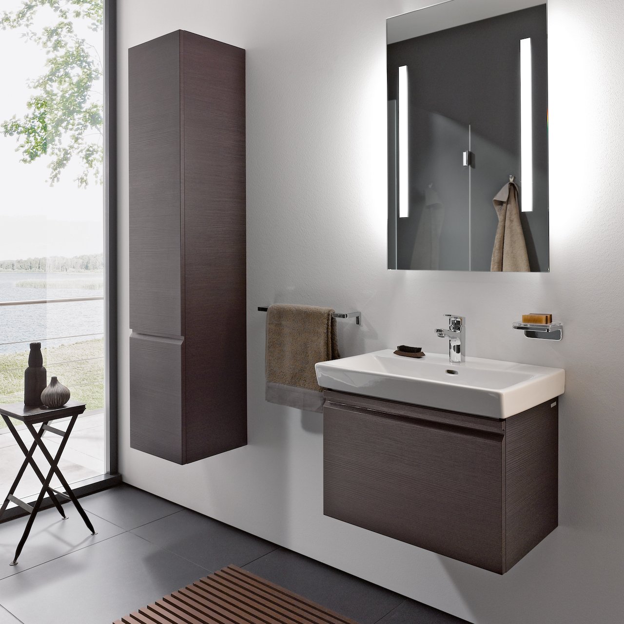 LAUFEN PRO S SERVANTSKAP 101 CM 1 SKUFF & 1 INNVENDIG SKUFF WENGE LAUFEN PRO S SERVANTSKAP 101 CM 1 SKUFF & 1 INNVENDIG SKUFF WENGE