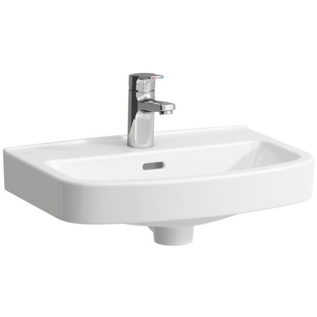 LAUFEN KOMPAS SERVANT MED KRANHULL OG OVERLØP 50X36 CM LAUFEN KOMPAS SERVANT MED KRANHULL OG OVERLØP 50X36 CM