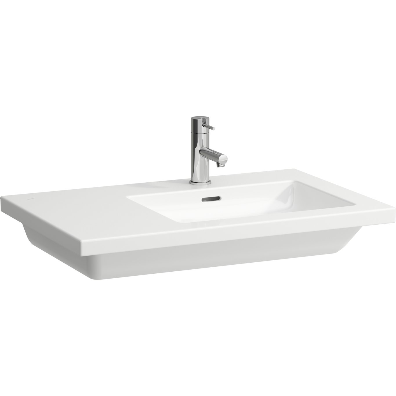 LAUFEN LIVING HELDEKKENDE SERVANT 75 CM M/OVERLØP - VENSTRE LAUFEN LIVING HELDEKKENDE SERVANT 75 CM M/OVERLØP - VENSTRE