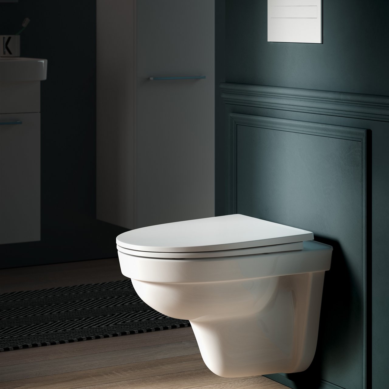 LAUFEN KOMPAS VEGGSKÅL MED CLEAN COAT 50X36 CM U/SETE