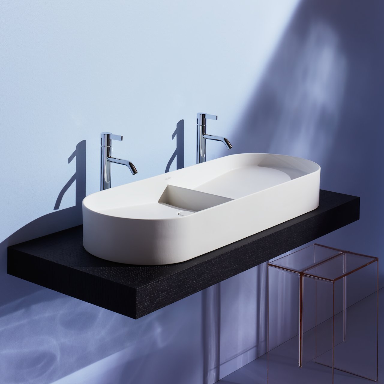 LAUFEN SONAR SAPHIRKERAMIK BOLLESERVANT DOBBEL 100 CM U/OVERLØP LAUFEN SONAR SAPHIRKERAMIK BOLLESERVANT DOBBEL 100 CM U/OVERLØP