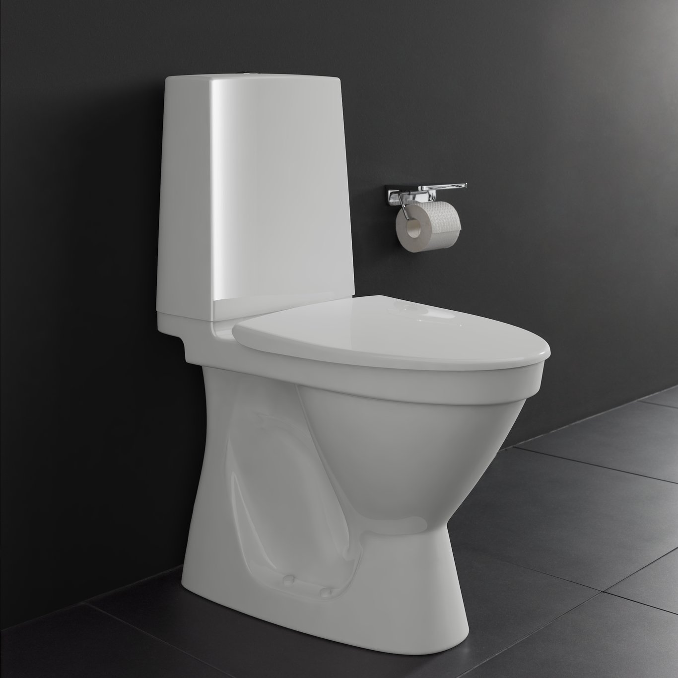 LAUFEN RIGO TOALETT M/SKJULT S-LÅS HVIT LAUFEN RIGO TOALETT M/SKJULT S-LÅS HVIT