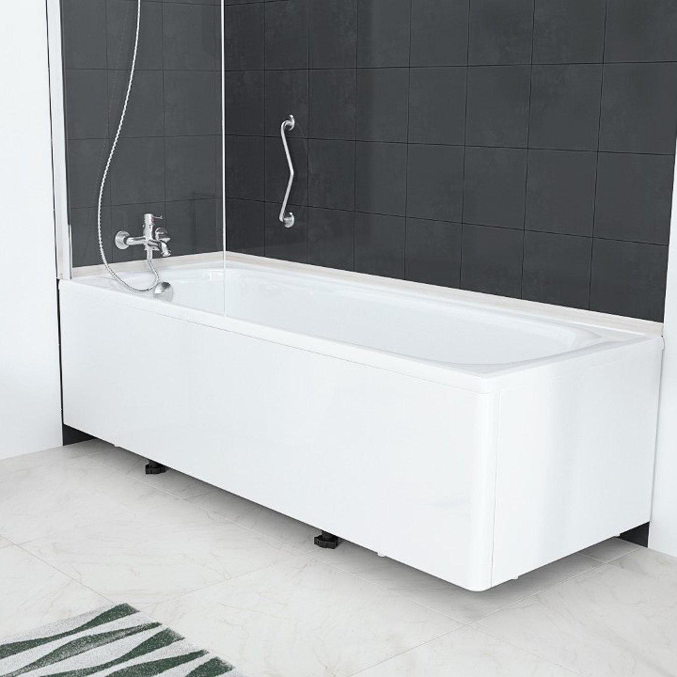 LAUFEN STÅLBADEKAR MILANO 150 CM INKL. BEN LAUFEN STÅLBADEKAR MILANO 150 CM INKL. BEN