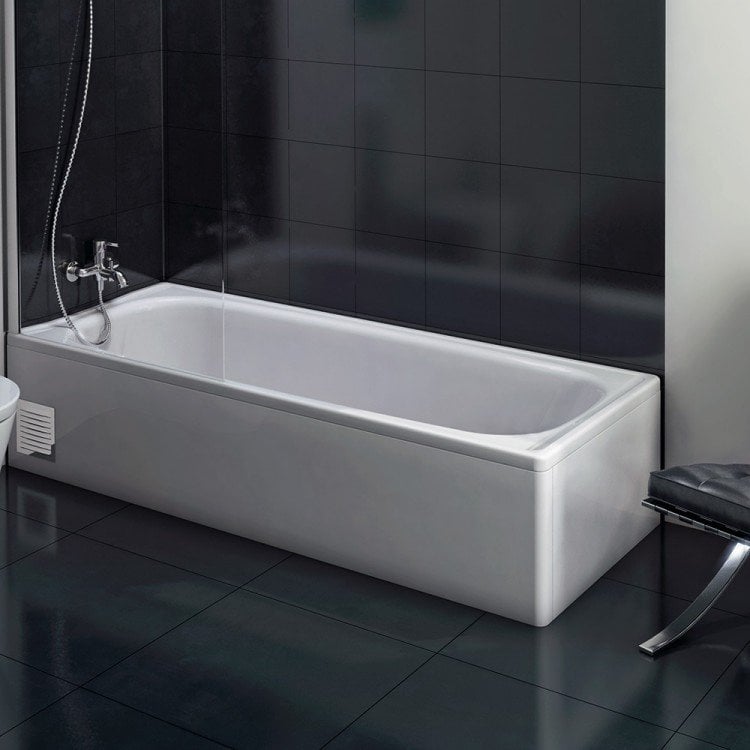 LAUFEN ENDEPANEL TIL STÅLBADEKAR 80 CM