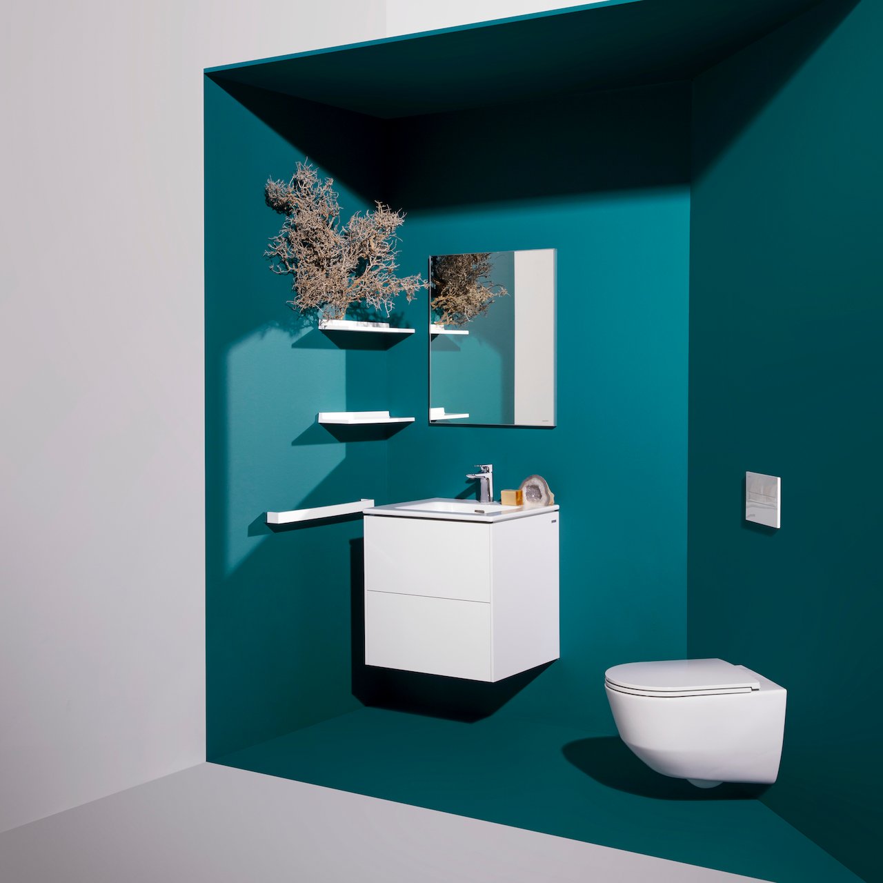 LAUFEN KARTELL SERVANTSKAP 50 CM HVIT MATT