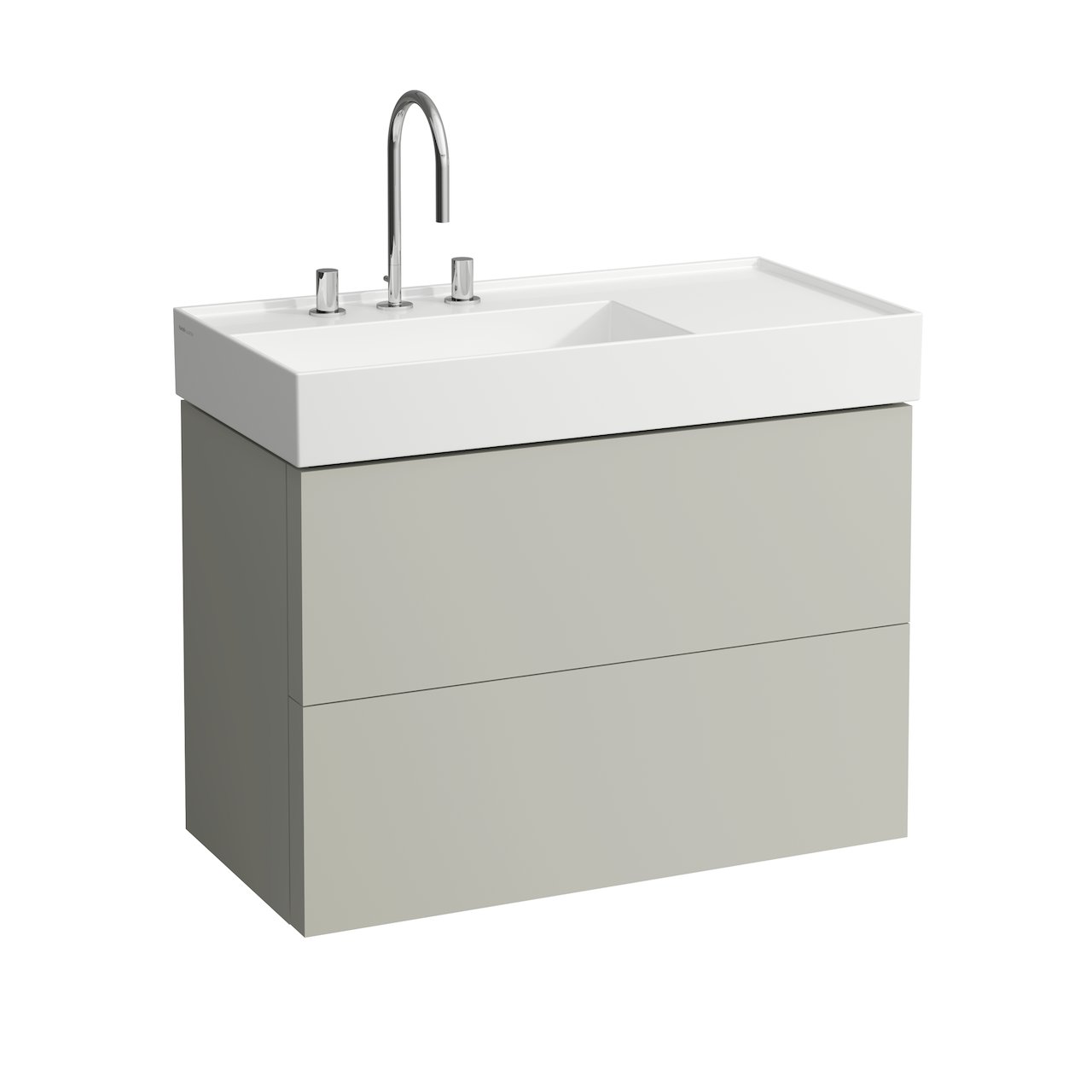 LAUFEN KARTELL SERVANTSKAP 90 CM F/HØYRESTILT HYLLE PEBBLE GRÅ LAUFEN KARTELL SERVANTSKAP 90 CM F/HØYRESTILT HYLLE PEBBLE GRÅ