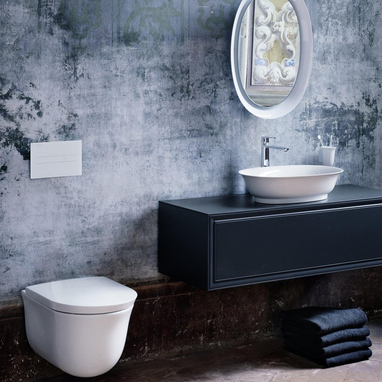 LAUFEN NEW CLASSIC VEGGSKÅL 53X37 CM LCC HVIT LAUFEN NEW CLASSIC VEGGSKÅL 53X37 CM LCC HVIT