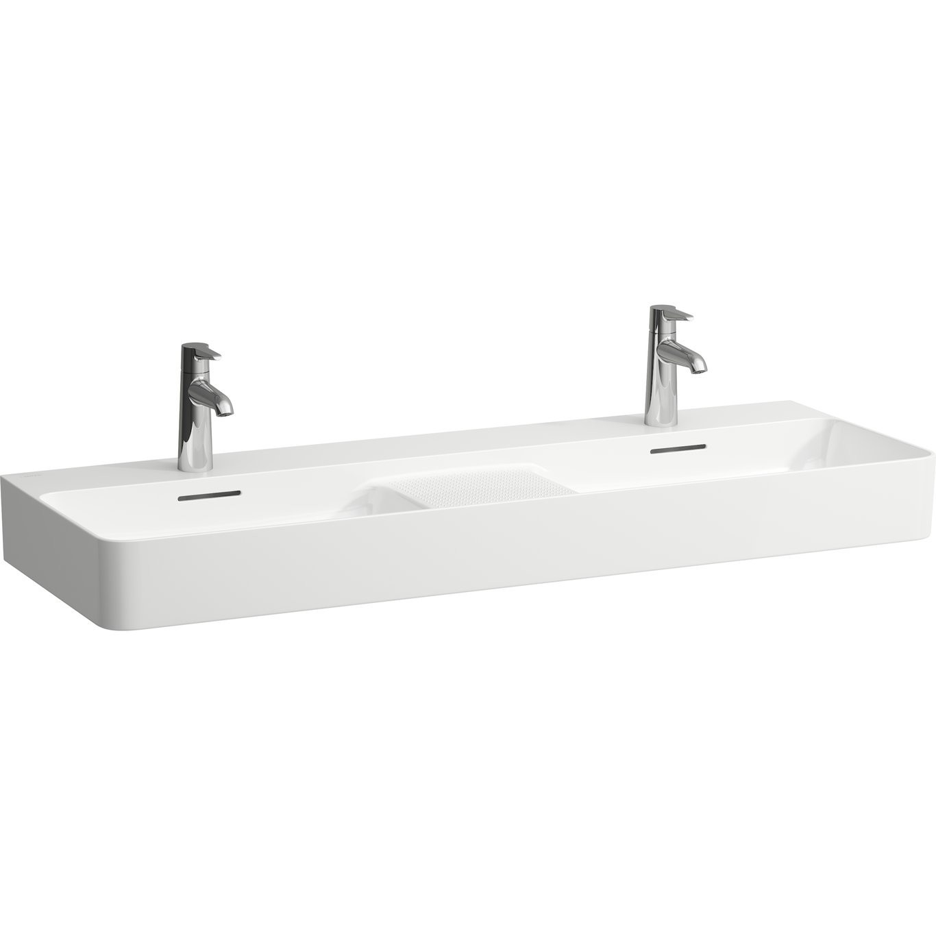 LAUFEN VAL SAPHIRKERAMIK DOBBEL SERVANT 120 CM HVIT