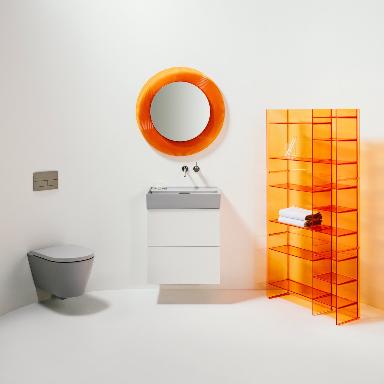 LAUFEN KARTELL VEGGSKÅL RIMLESS 54,5X37 CM MATT GRAFITT LAUFEN KARTELL VEGGSKÅL RIMLESS 54,5X37 CM MATT GRAFITT