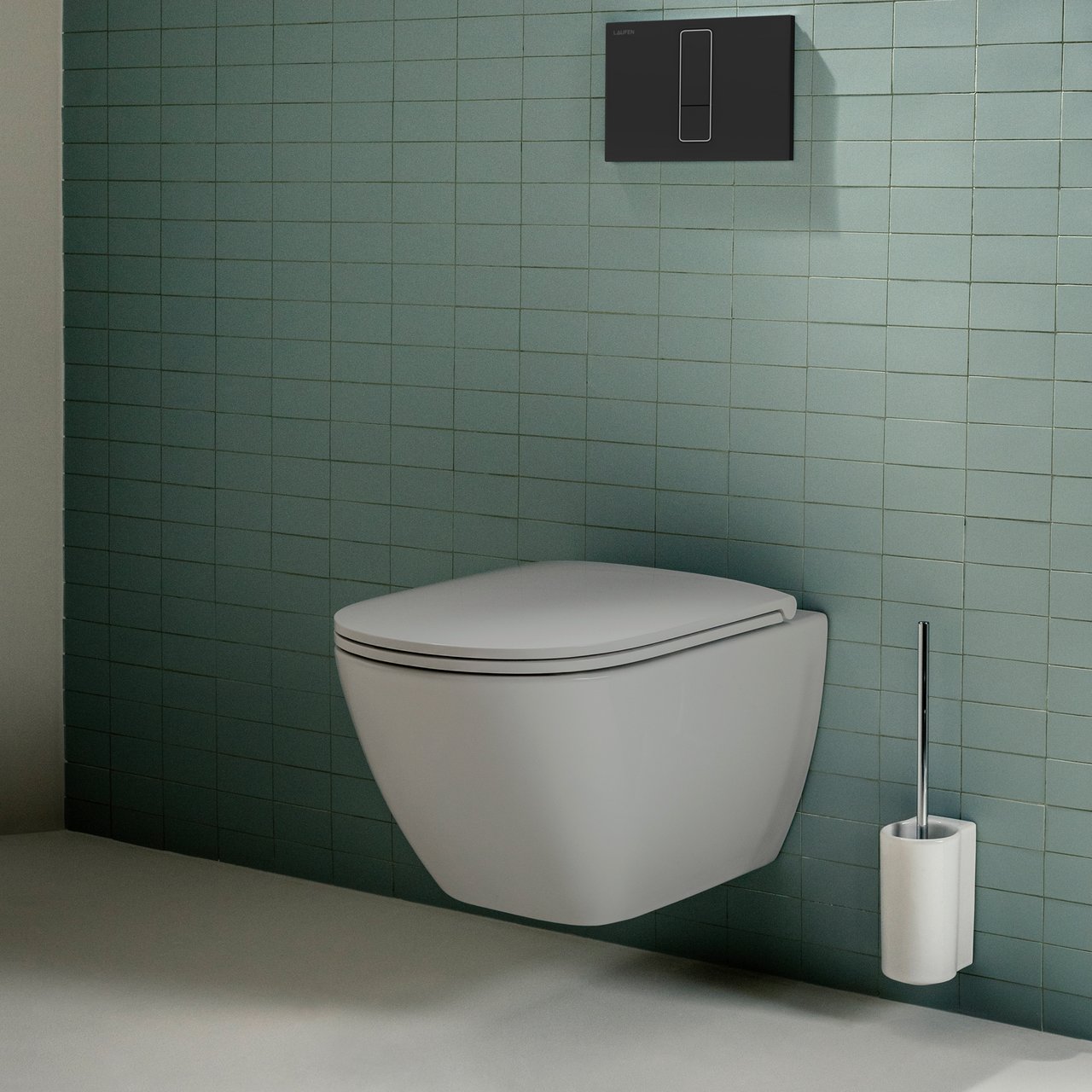 LAUFEN LUA VEGGSKÅL COMPACT RIMLESS MANHATTEN GRÅ LAUFEN LUA VEGGSKÅL COMPACT RIMLESS MANHATTEN GRÅ