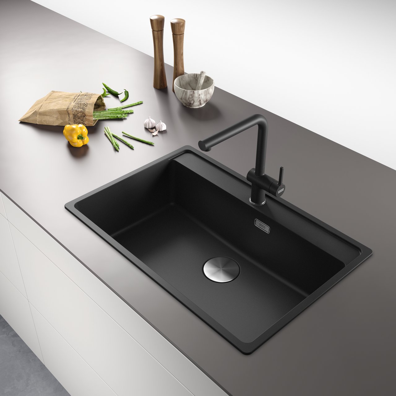 FRANKE KJØKKENKUM MRG 610-72 TL ONYX FRANKE KJØKKENKUM MRG 610-72 TL ONYX