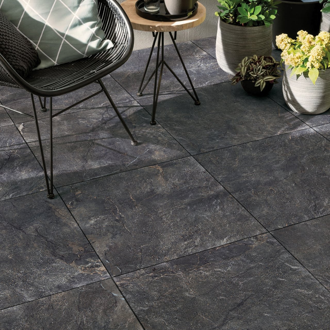 MILESTONE BLACK GRIP 60X60 20MM MILESTONE BLACK GRIP 60X60 20MM