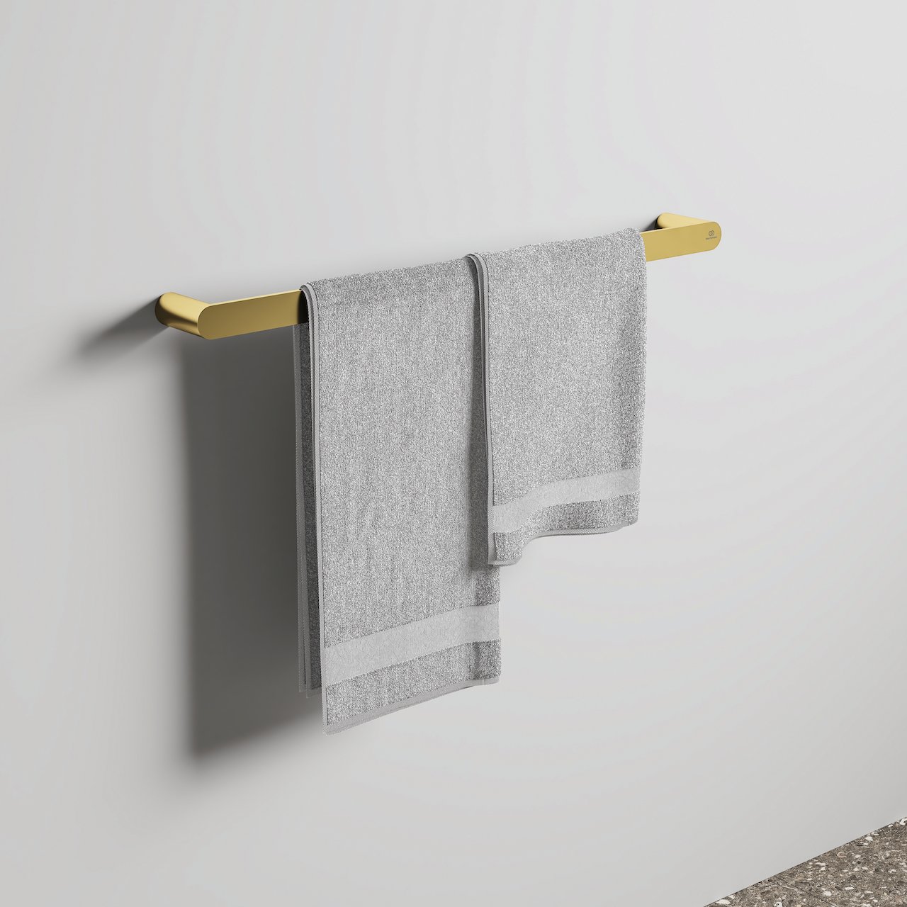 IDEAL STANDARD CONCA HÅNDKLESTANG RUND 600 MM BØRSTET GULL