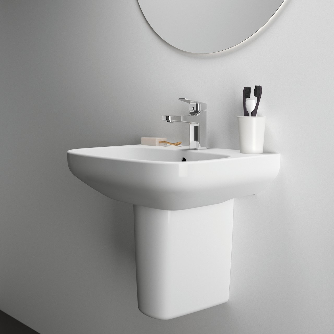 IDEAL STANDARD I.LIFE A SERVANT 60X48 HVIT