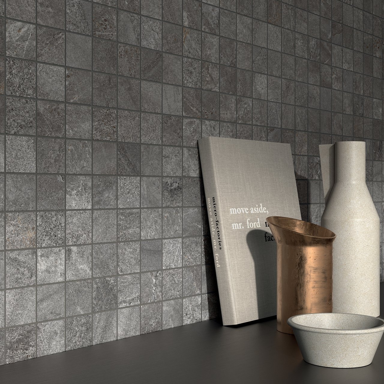 COTTAGE DARK NAT/RTT MOSAIKK 30X30 9MM COTTAGE DARK NAT/RTT MOSAIKK 30X30 9MM