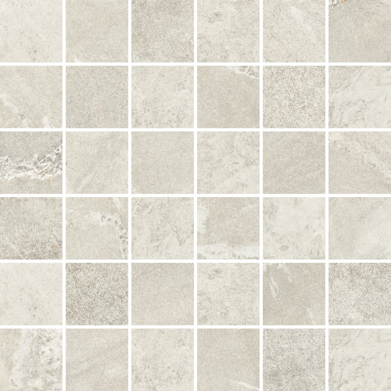 MIDTOWN WHITE NAT/RTT MOSAIKK 30X30 9MM MIDTOWN WHITE NAT/RTT MOSAIKK 30X30 9MM