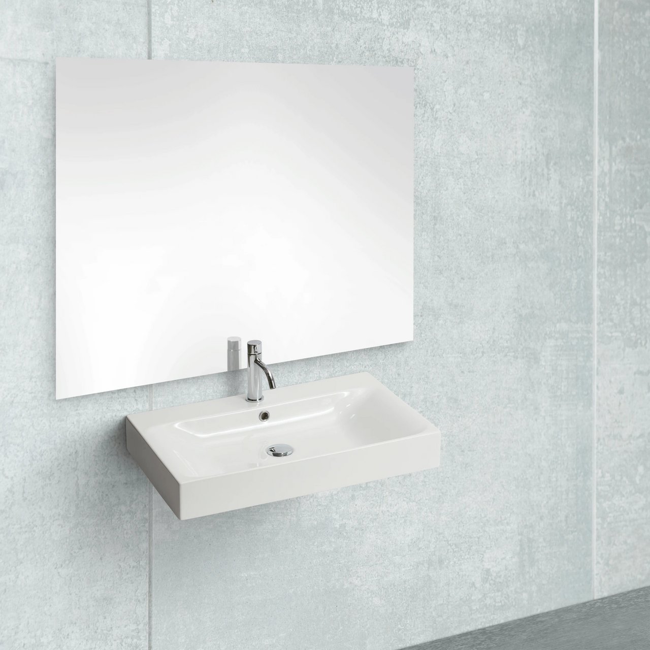 LAVABO CENTO 70 PORSELEN SERVANT HVIT LAVABO CENTO 70 PORSELEN SERVANT HVIT