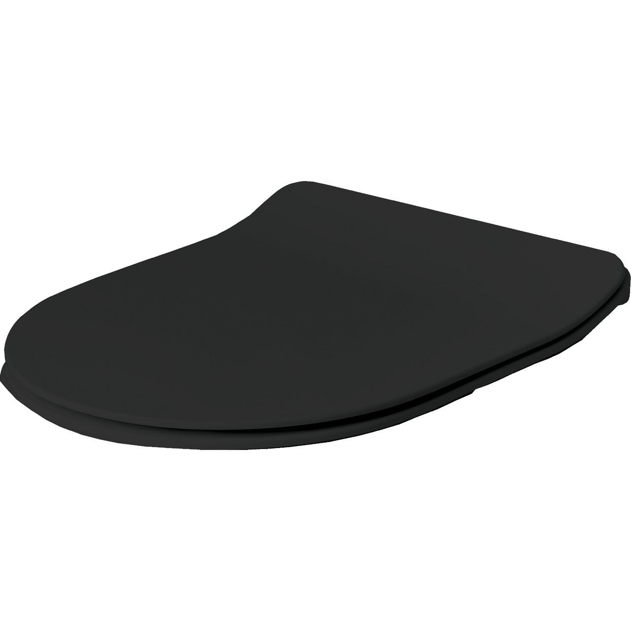 LAVABO GLOMP MINI SLIM TOALETTSETE M/SOFT CLOSE MATT SORT LAVABO GLOMP MINI SLIM TOALETTSETE M/SOFT CLOSE MATT SORT