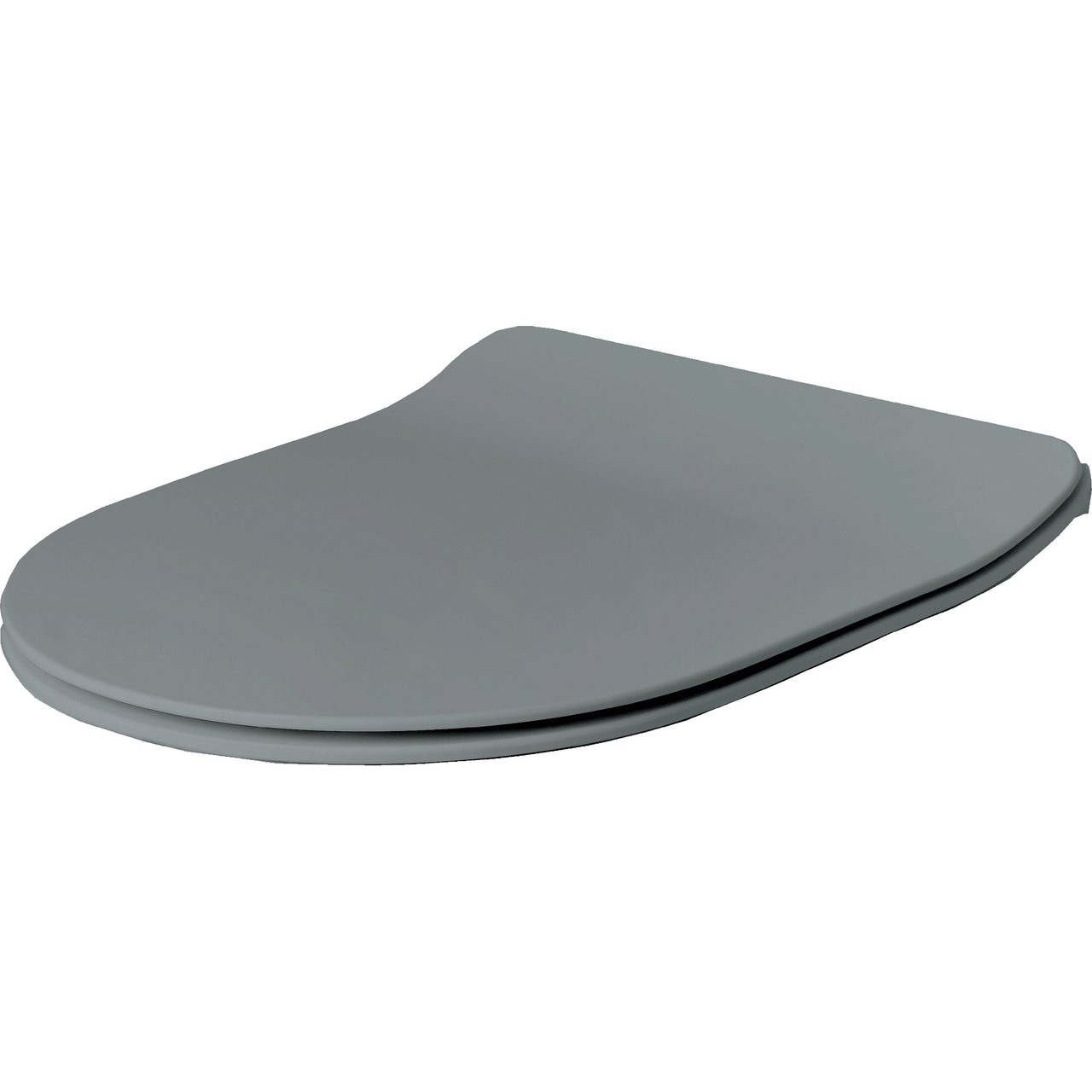 LAVABO GLOMP SLIM TOALETTSETE M/SOFT CLOSE MATT GRÅ LAVABO GLOMP SLIM TOALETTSETE M/SOFT CLOSE MATT GRÅ