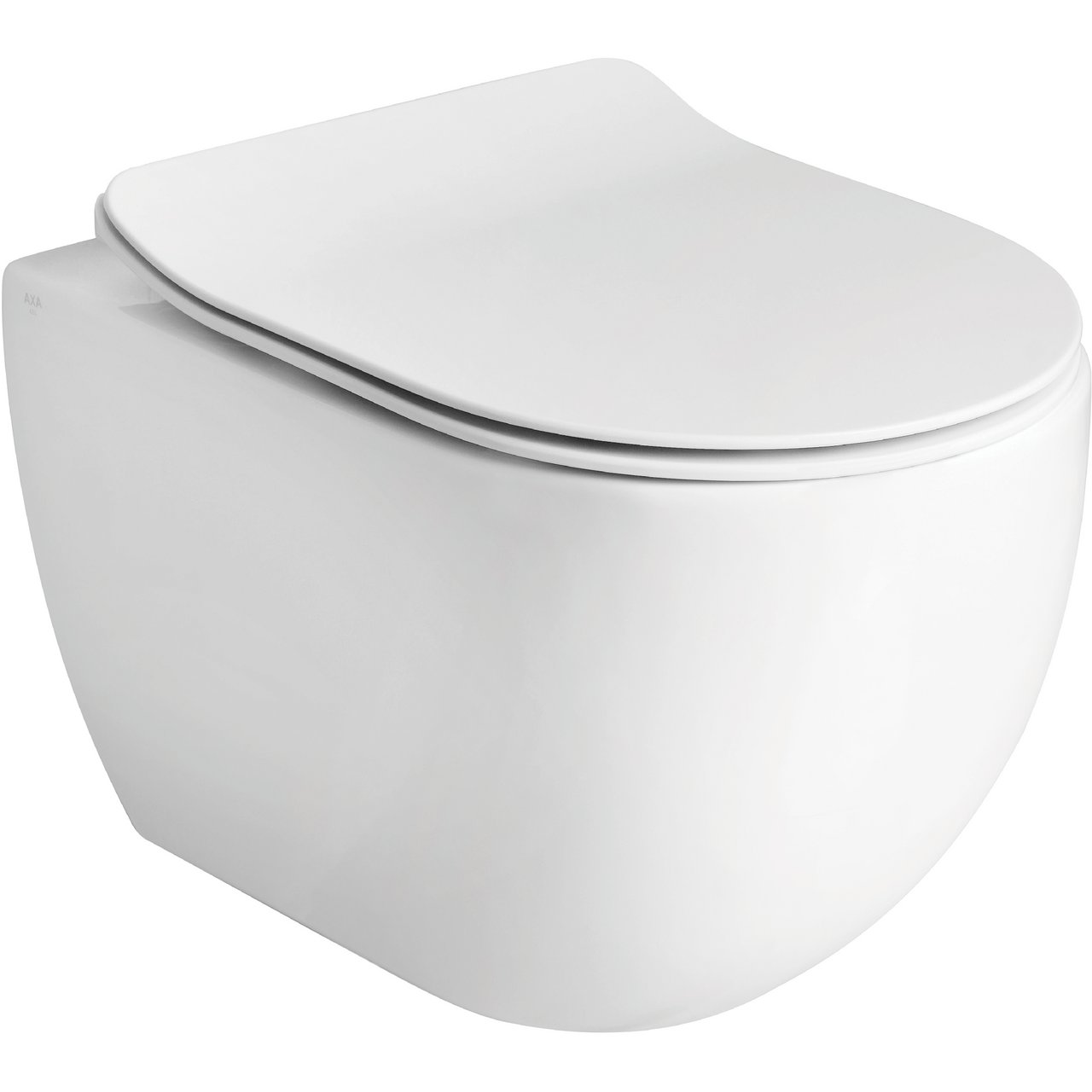 LAVABO GLOMP MINI RIMLESS VEGGHENGT TOALETT MATT HVIT LAVABO GLOMP MINI RIMLESS VEGGHENGT TOALETT MATT HVIT