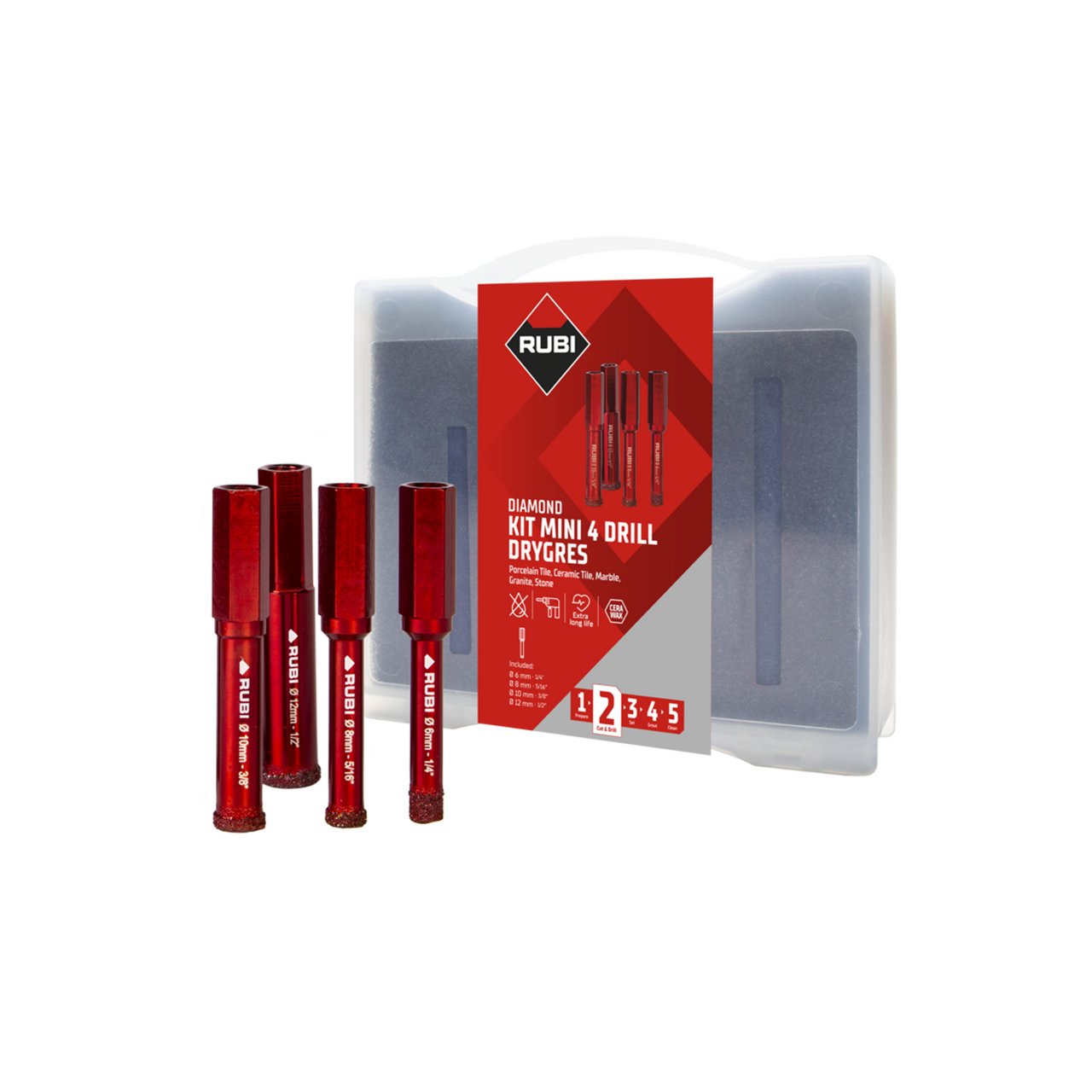 RUBI DIAMANTSETT TØRRBOR FOR DRILL RUBI DIAMANTSETT TØRRBOR FOR DRILL