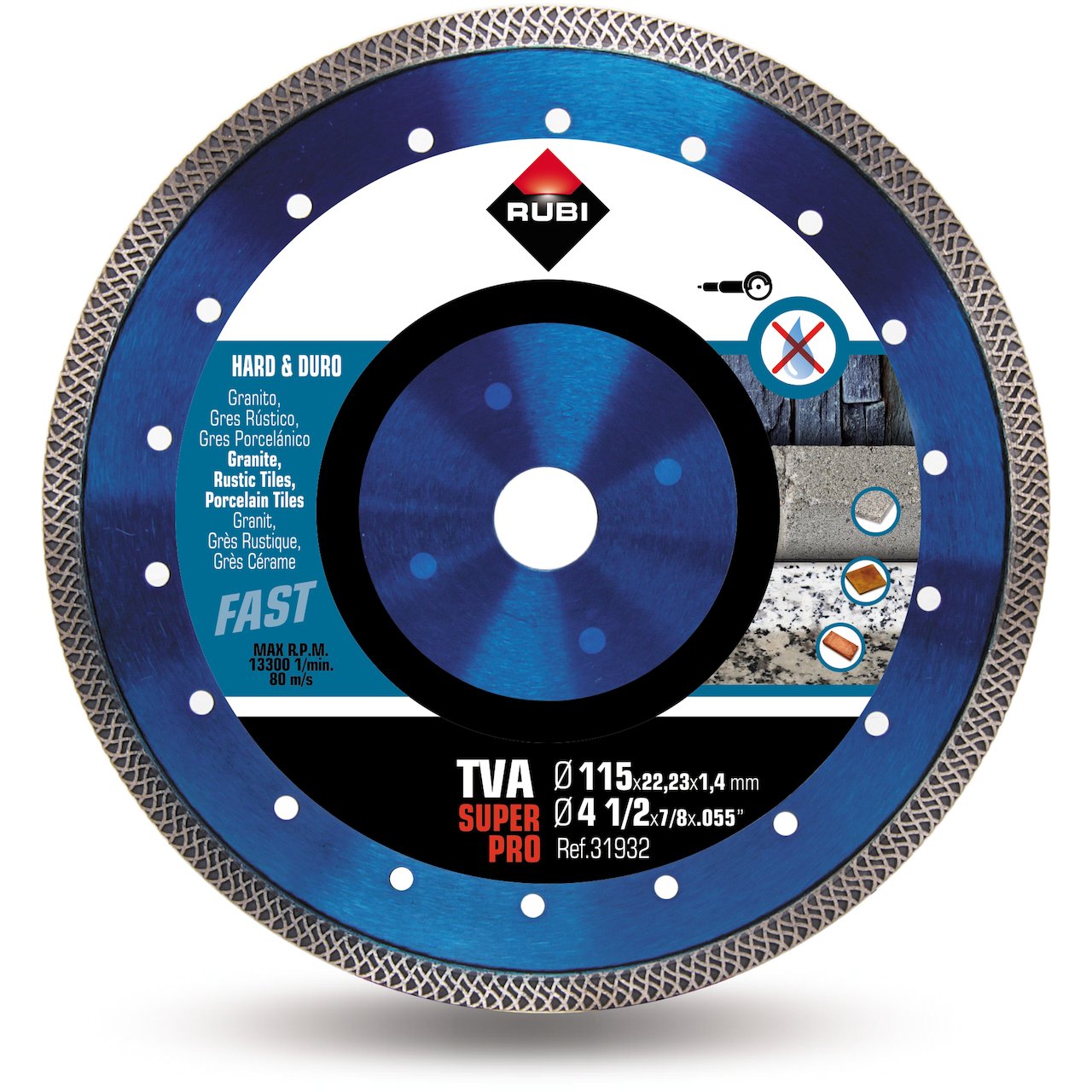 RUBI DIAMANTBLAD HEL TVA 115 SUPERPRO RUBI DIAMANTBLAD HEL TVA 115 SUPERPRO