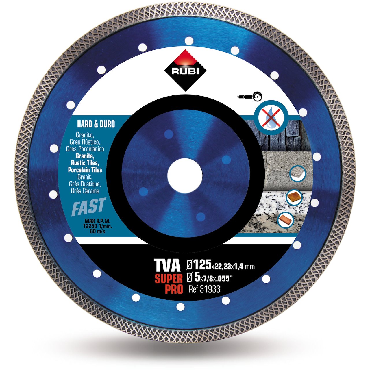 RUBI DIAMANTBLAD HEL TVA 125 SUPERPRO RUBI DIAMANTBLAD HEL TVA 125 SUPERPRO