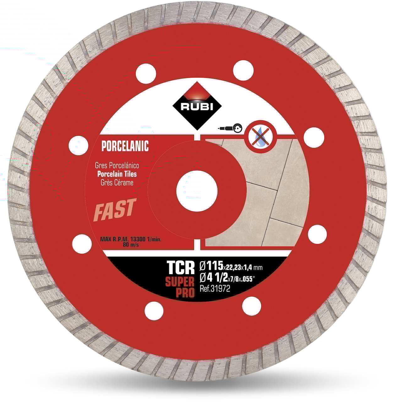 RUBI DIAMANTBLAD EXTRA FIN TCR 115 SUPERPRO RUBI DIAMANTBLAD EXTRA FIN TCR 115 SUPERPRO