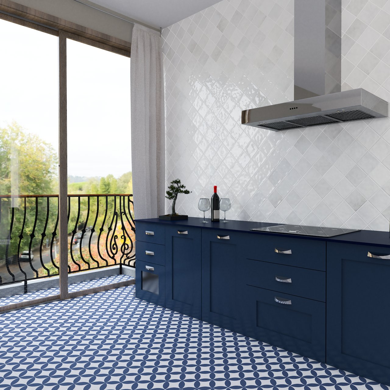 TOKIO AZUL 22,5X22,5 9MM TOKIO AZUL 22,5X22,5 9MM