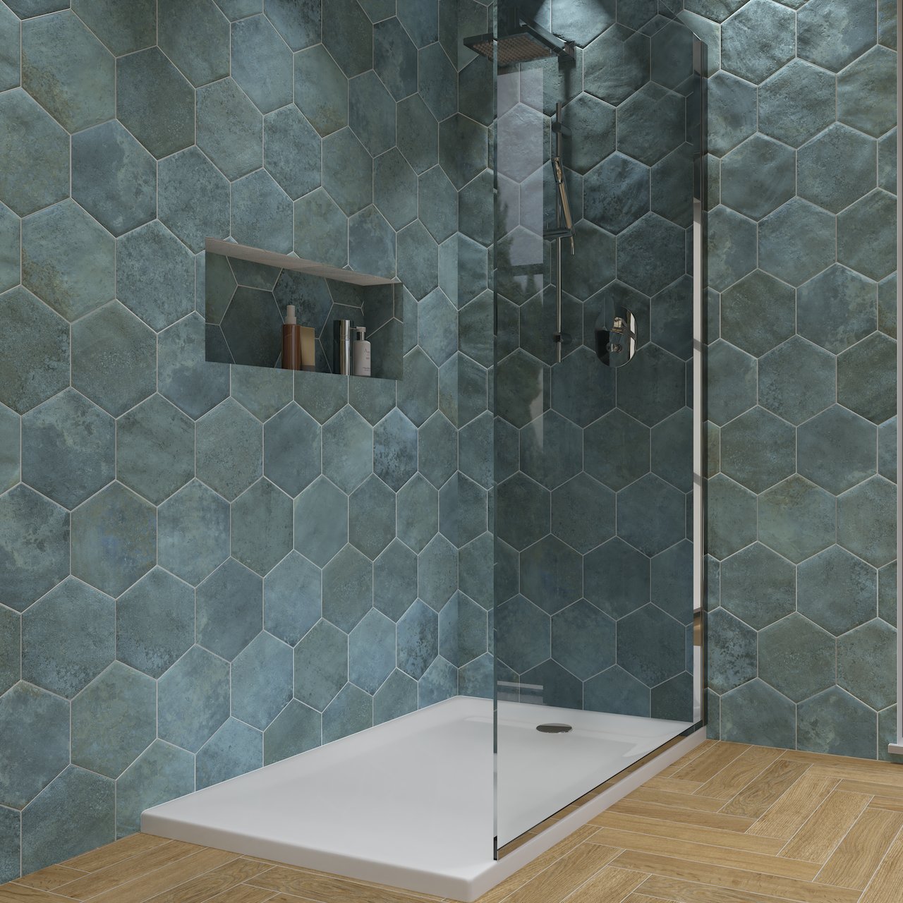 SAMOA HEX TURQUESA 22,5X26 9MM SAMOA HEX TURQUESA 22,5X26 9MM