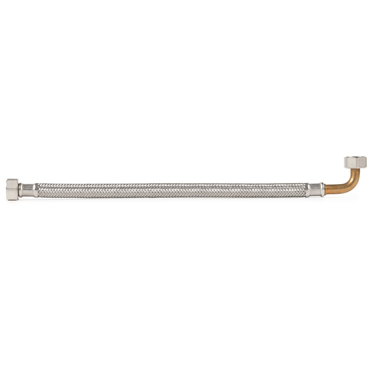 TWIST TRYKKSLANGE TIL KABINETT 1/2" RETT X 1/2" VINKEL 80 CM TWIST TRYKKSLANGE TIL KABINETT 1/2" RETT X 1/2" VINKEL 80 CM