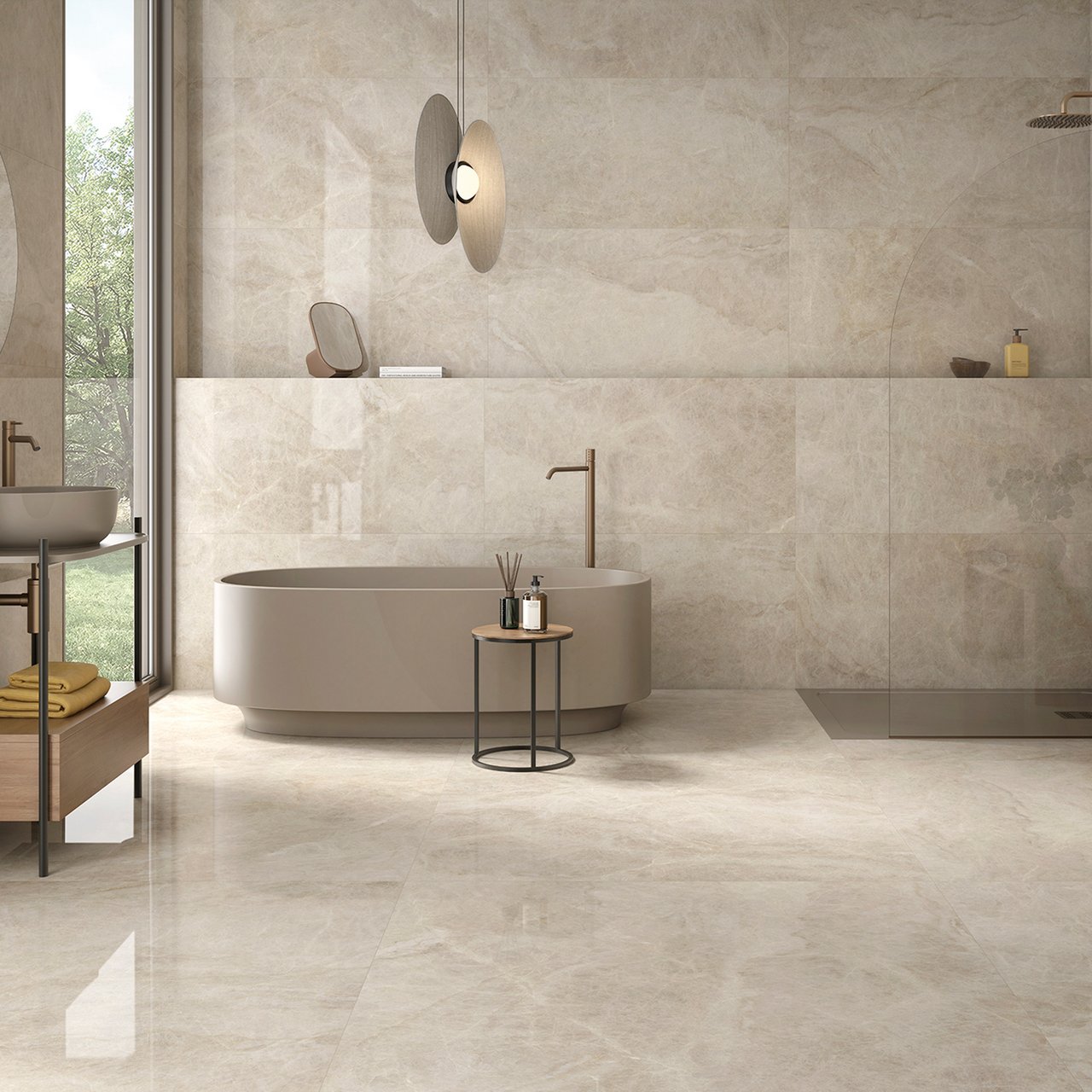 TAJMAHAL TAN POLISHED 60X120 9MM