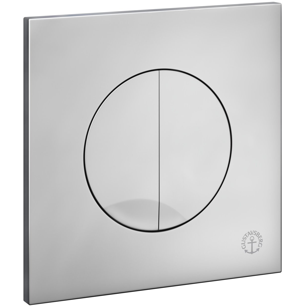 GUSTAVSBERG MATT KROM TRYKKPLATE