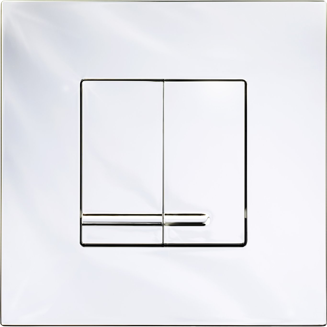 GUSTAVSBERG TRIOMONT TRYKKPLATE DUO KROM