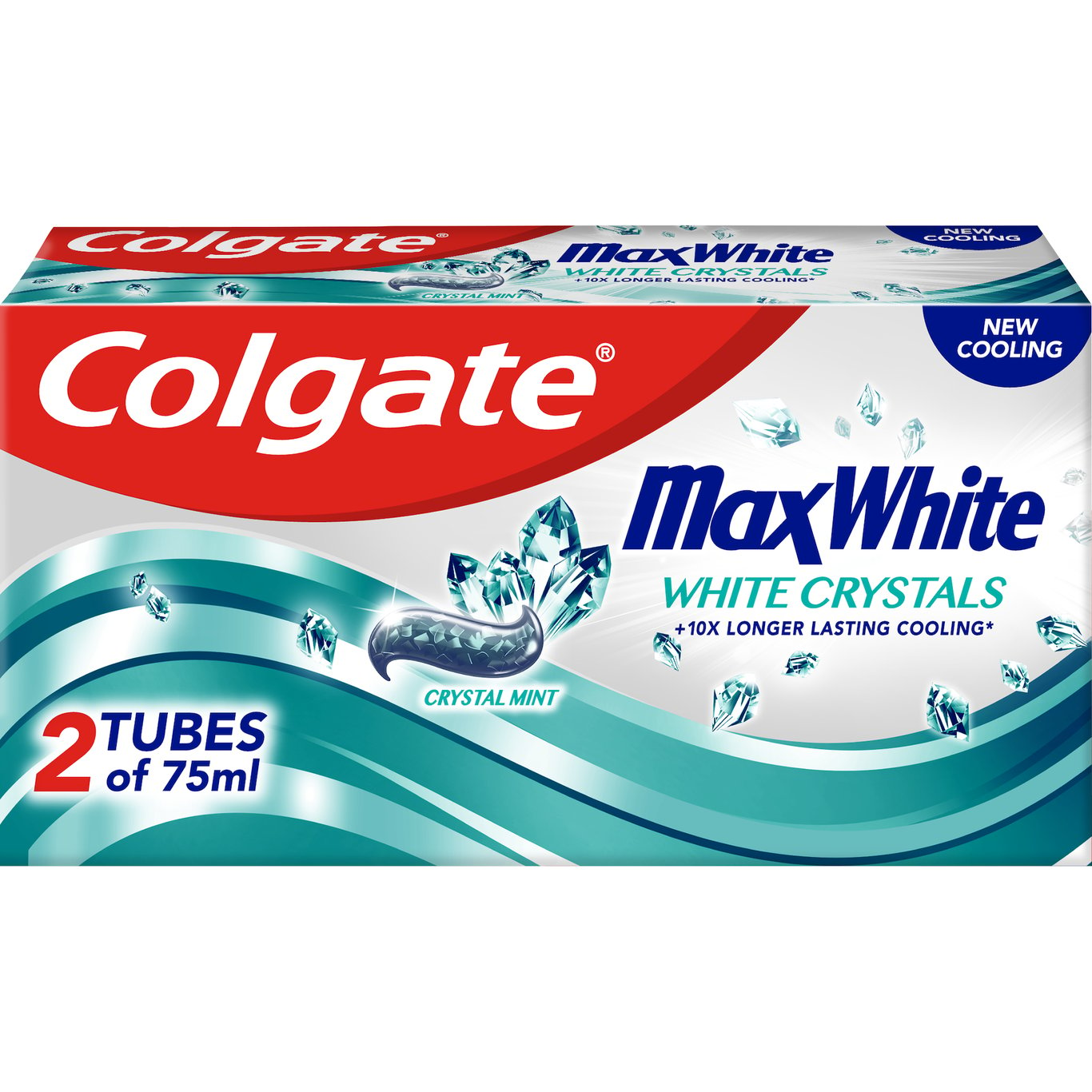 COLGATE MAX WHITE 2X75ML