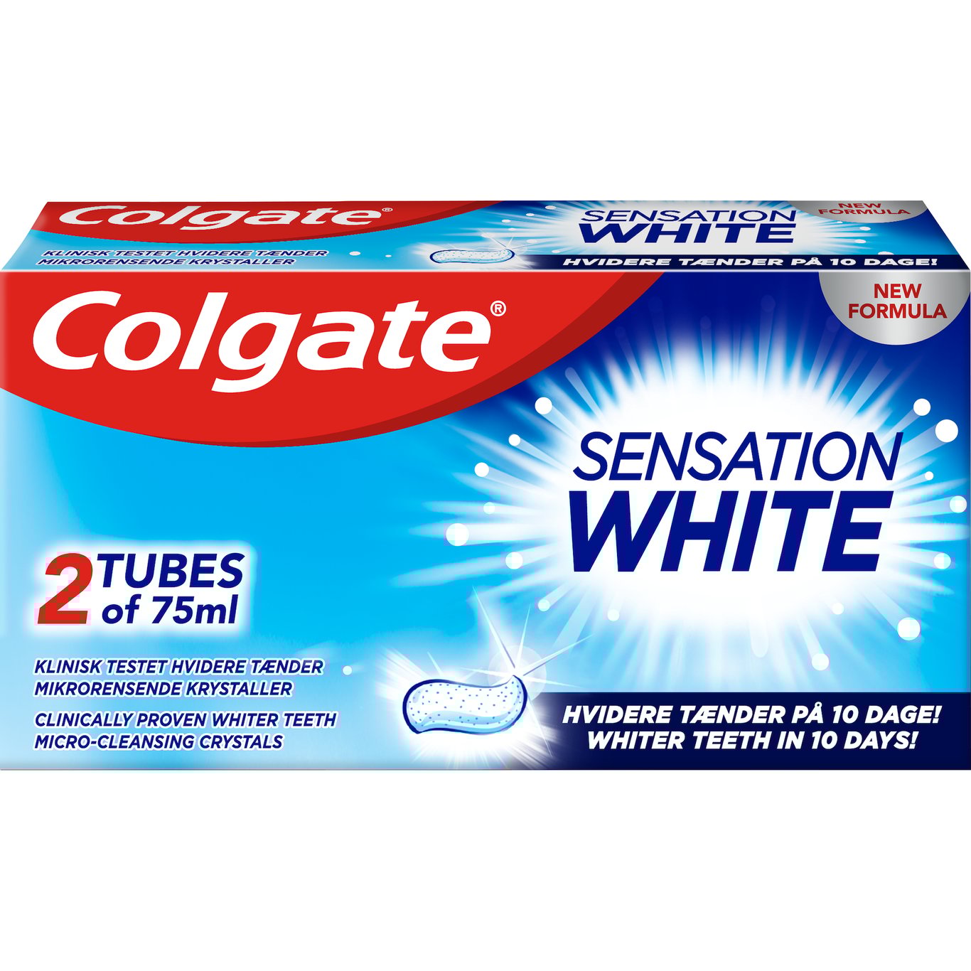 COLGATE SENSATION WHITE 2X75ML COLGATE SENSATION WHITE 2X75ML