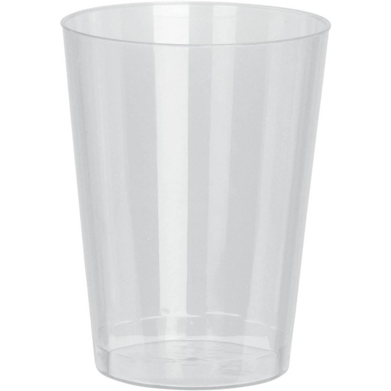DRIKKEGLASS PP GJENBRUKBART 280ML 6STK