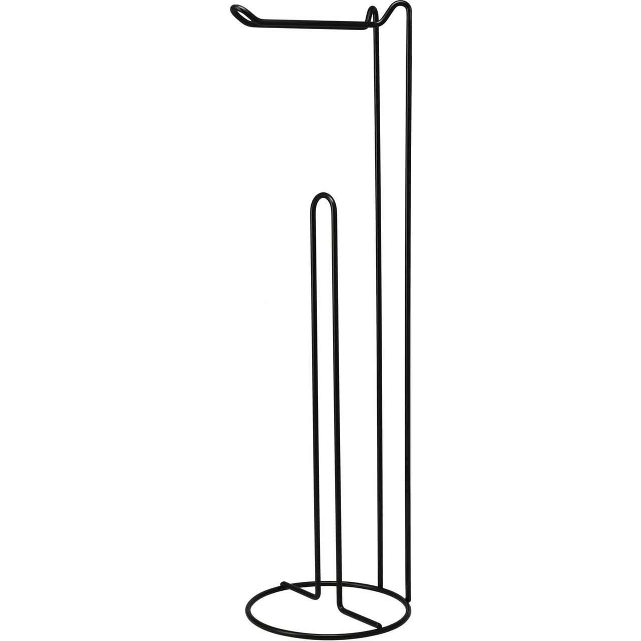 TOALETTRULLHOLDER FRITTSTÅENDE 54CM SORT