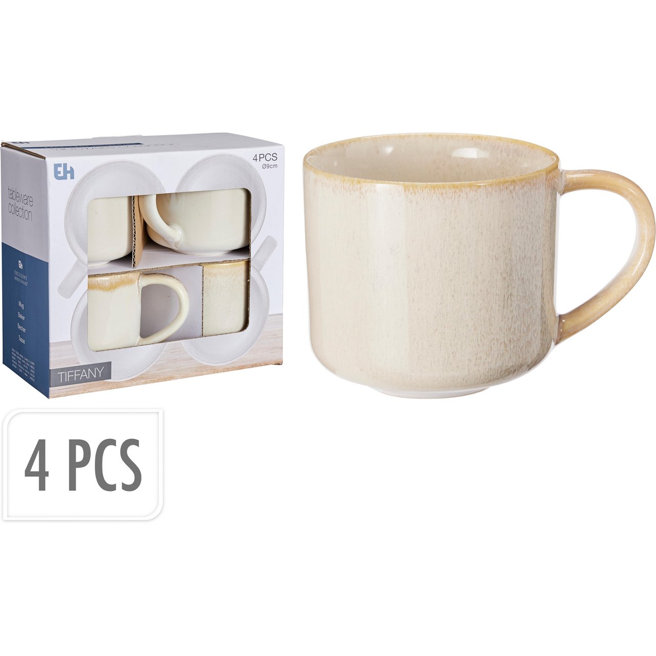 KOPP STENTØY 332ML 4STK SAND