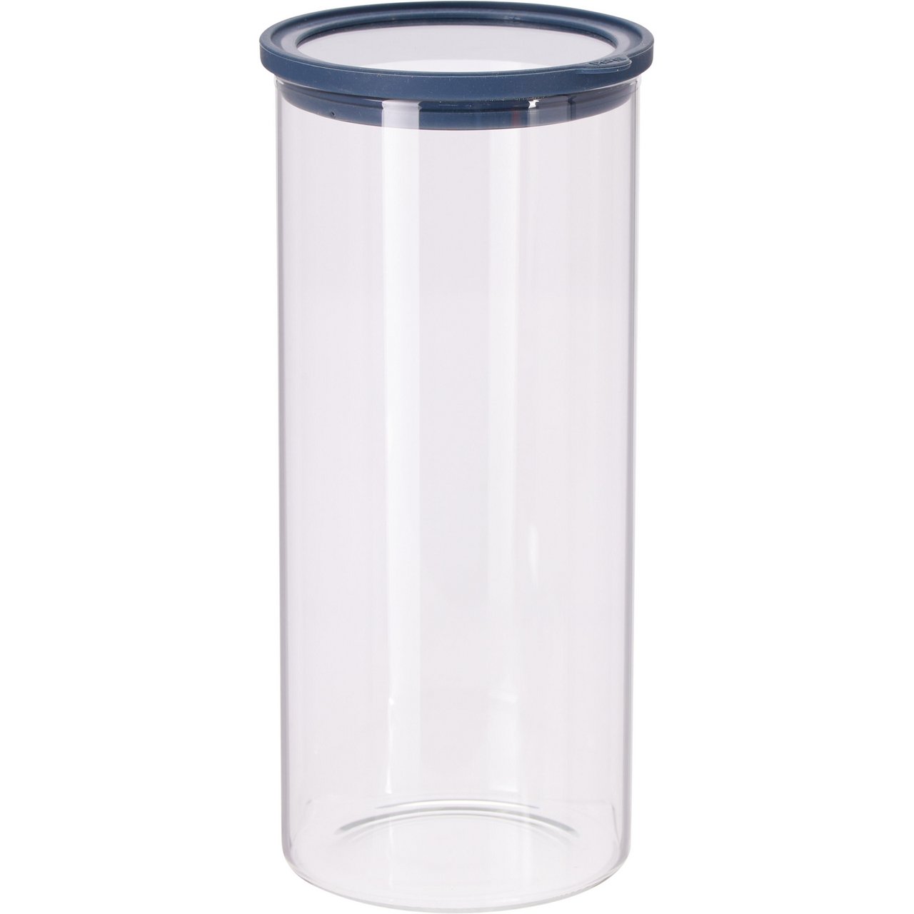 OPPBEVARINGSKRUKKE BOROSILIKATGLASS 2500ML GLASSLOKK BLÅ