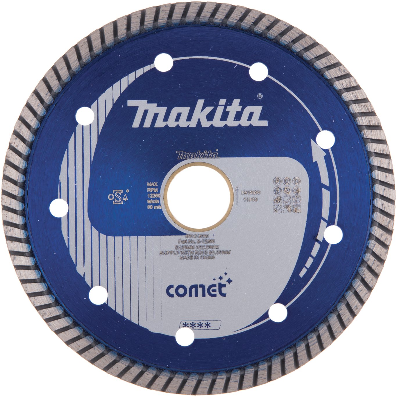 MAKITA DIAMANTKAPPESKIVE 125X22.23MM COMET MAKITA DIAMANTKAPPESKIVE 125X22.23MM COMET