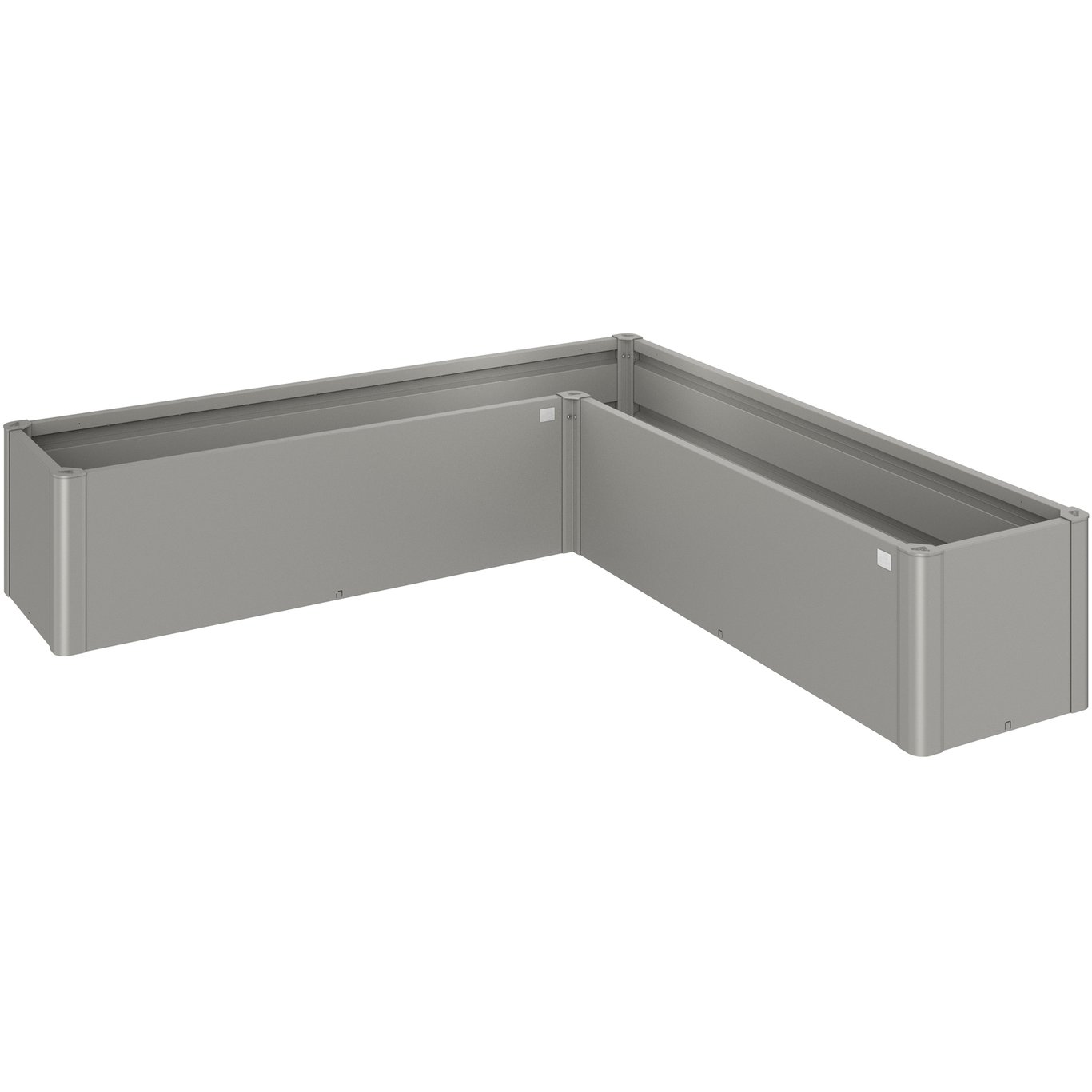 BIOHORT HØYBED BELVEDERE MINI L200 KVARTSGRÅ METALLIC